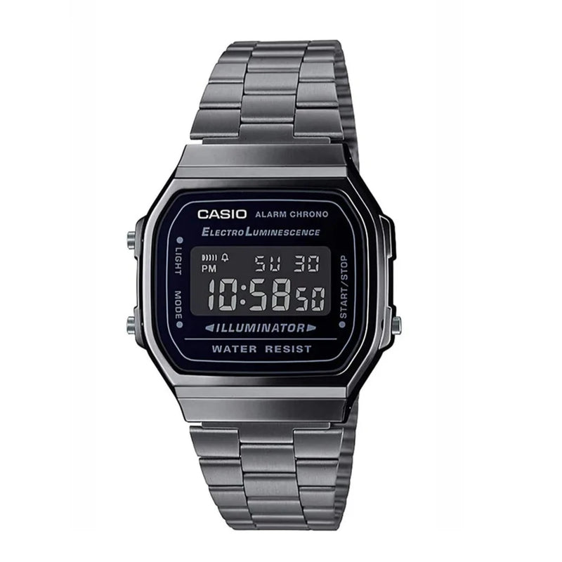 Casio Vintage Series Digital Black Dial Men's Watch| A168WGG-1BDF