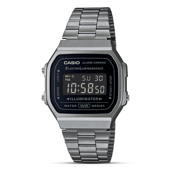 Casio Vintage Series Digital Black Dial Men's Watch| A168WGG-1BDF
