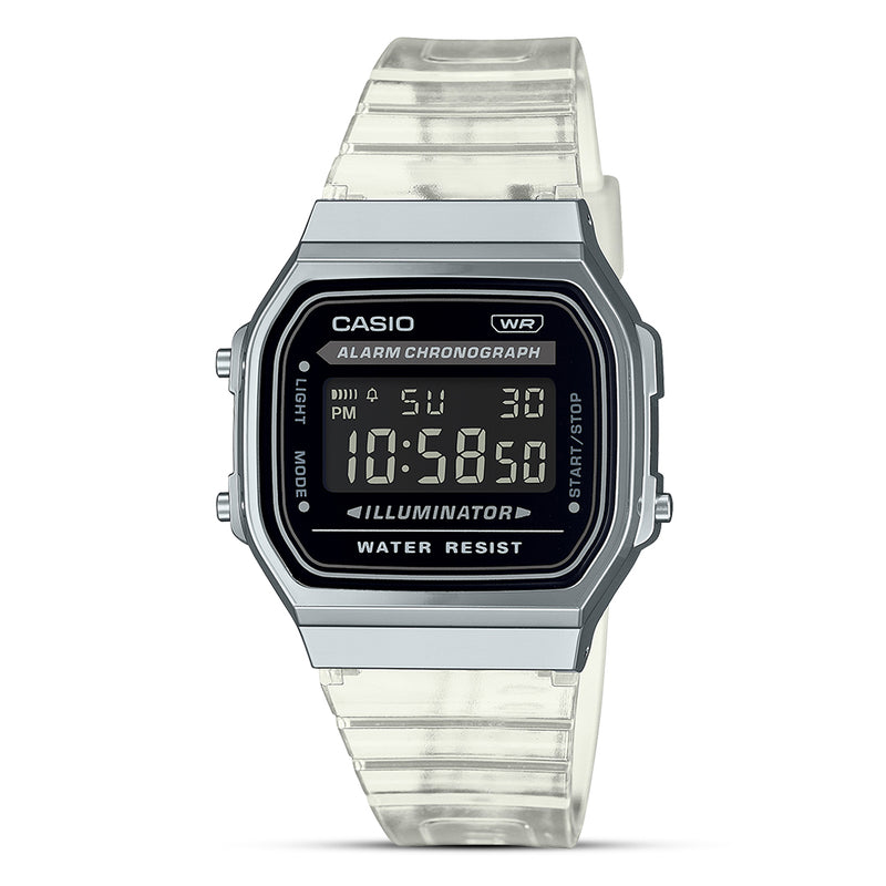 Casio Vintage Digital Black Dial Unisex Watch | A168XES-1BDF