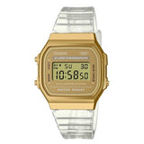 Casio Vintage Golden Bezel Resin Strap Unisex Watch | A168XESG-9ADF