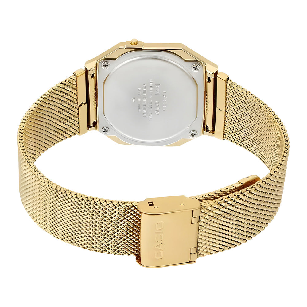 Casio Vintage Gold Tone Digital Dial Unisex Watch A700WMG-9ADF
