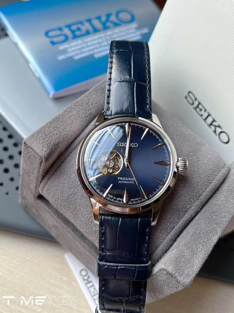 Seiko cocktail time open heart hot sale