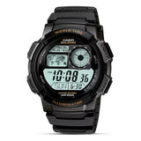 Casio Sports Digital Black Resin Watch For Men| AE-1000W-1AVDF