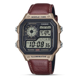 Casio Digital World Time Grey Dial Men's Watch | AE-1200WHL-5AVDF