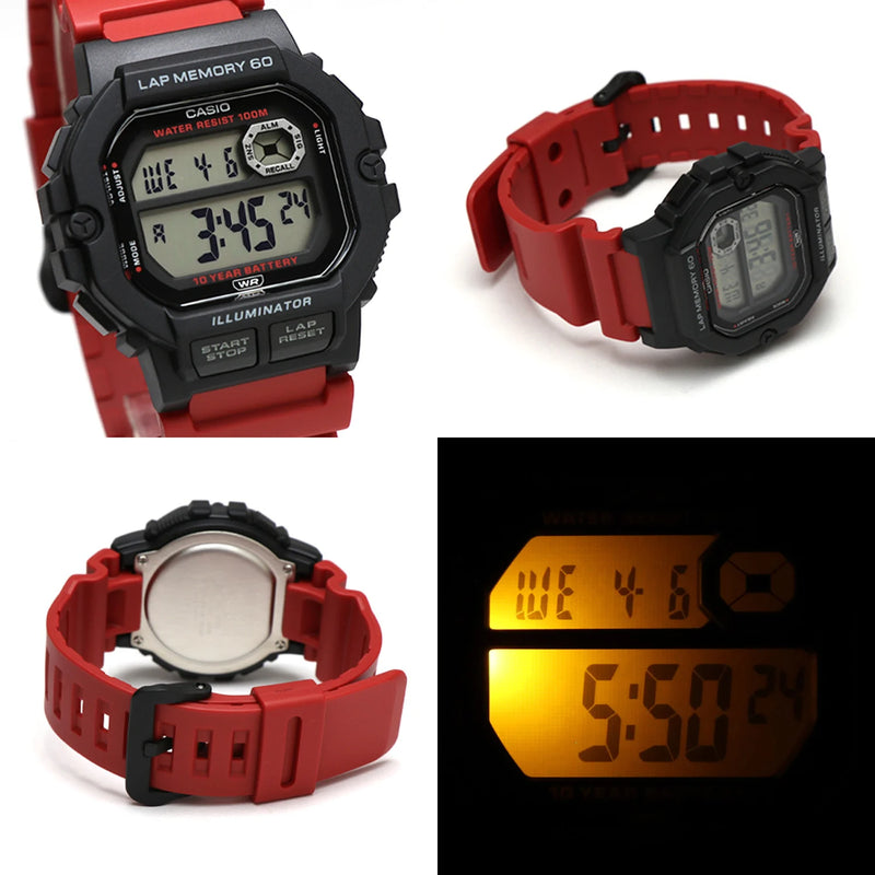 Casio "Illuminator" Sports Digital Men's Watch| WS-1400H-4AVDF