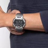 CASIO ILLUMINATOR DIGITAL SILVER STRAP WATCH| AE-1400WHD-1AVDF