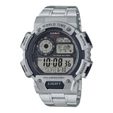 CASIO ILLUMINATOR DIGITAL SILVER STRAP WATCH| AE-1400WHD-1AVDF