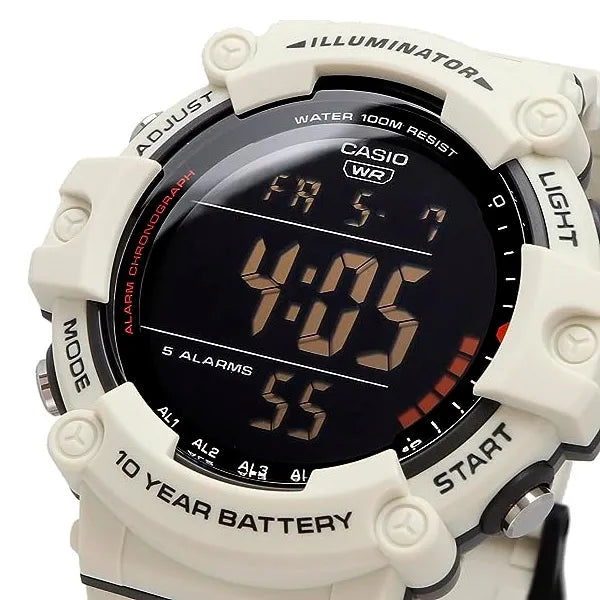 Casio "Illuminator" Wide Face Digital Watch| AE-1500WH-8B2VDF