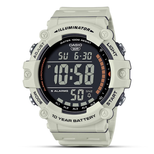 Casio "Illuminator" Wide Face Digital Watch| AE-1500WH-8B2VDF