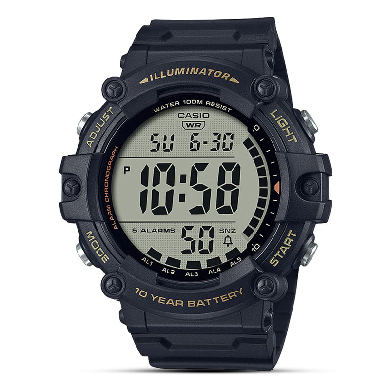 Casio "Illuminator" Digital Extra Long Strap Watch| AE-1500WHX-1AVDF