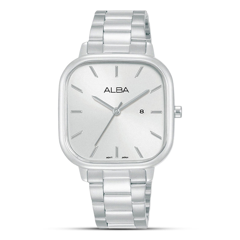 Alba Analog Silver White Dial Ladies Watch | AH7BZ5X