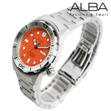 Alba Mechanical Orange Dial Men's Automatic Watch AL4375X1