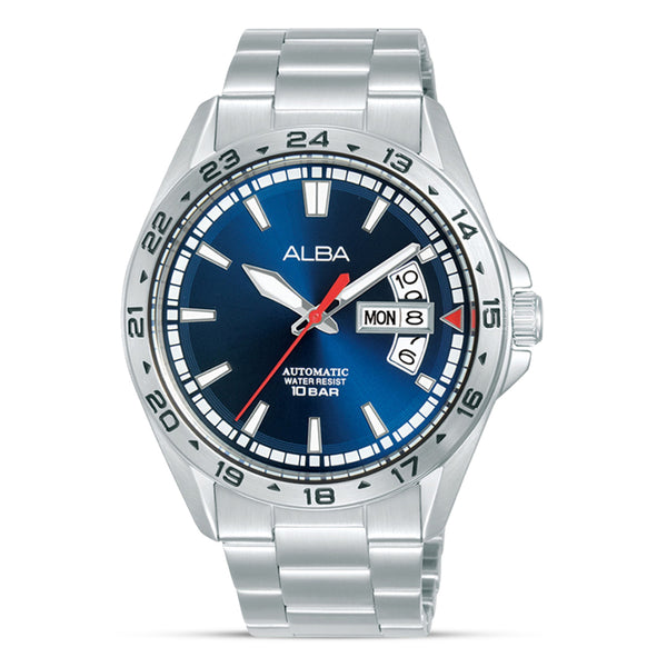 Alba Automatic Day Date Blue Dial Men's Watch | AL4475X