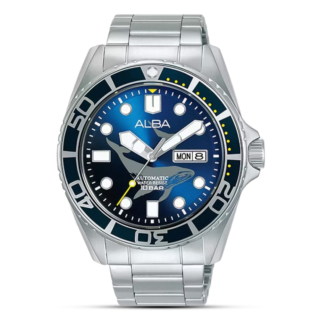 Alba Automatic Blue Whale Dial Men's Watch | AL4617X