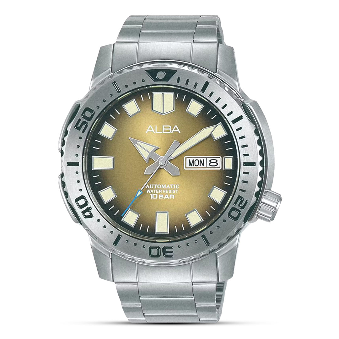 Alba Automatic Light Gold Dial Men's Watch | AL4639X