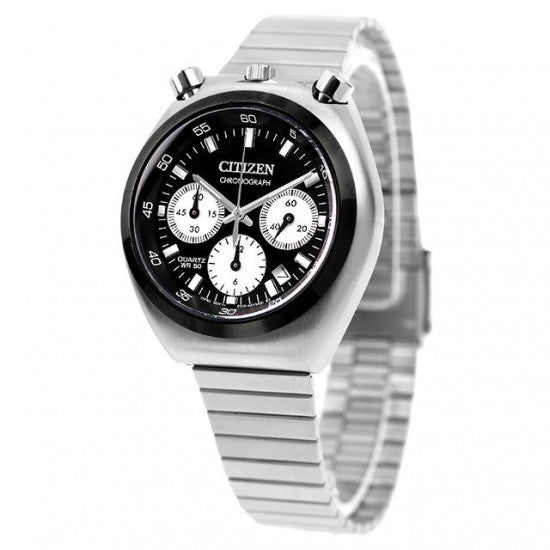 CITIZEN Chronograph Quartz Black Dial Men's Watch AN3660-81E