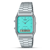 Casio Vintage Dual Sky Blue Dial Unisex Watch | AQ-230A-2A2MQYDF