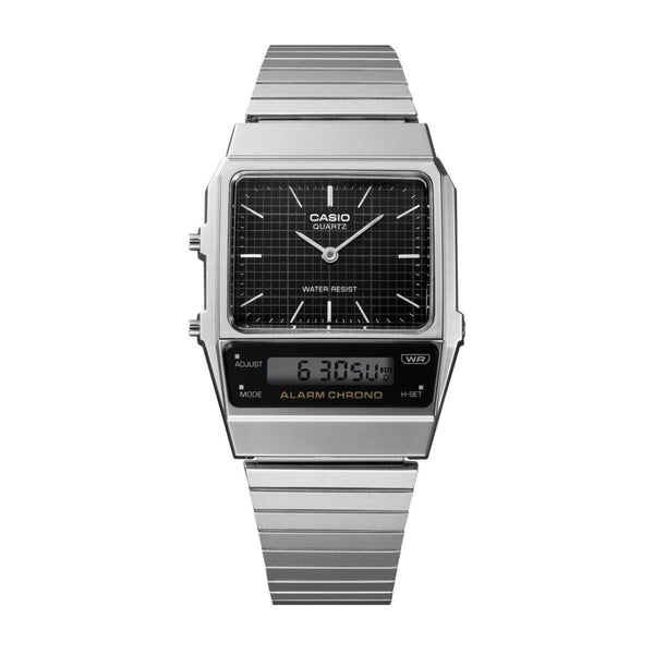Casio Vintage Digital-Analogue Stainless Steel Watch| AQ-800E-1ADF