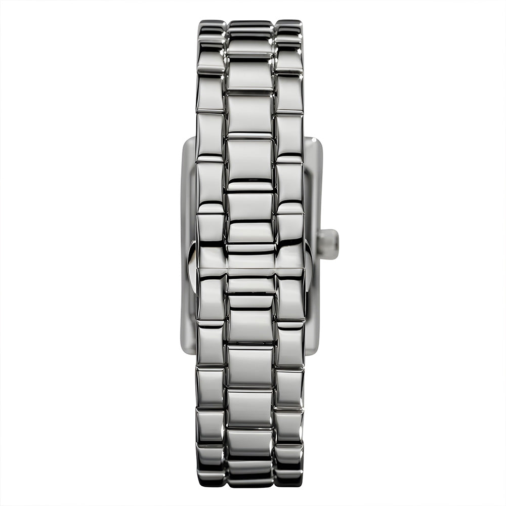 Emporio Armani White Rectangle Dial Ladies Watch AR0146