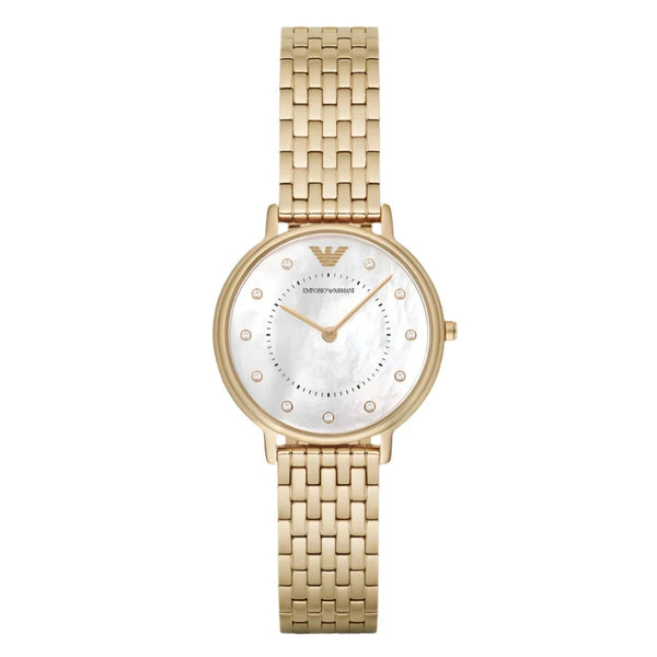 Emporio Armani GTwo-Hand Gold Tone Ladies Watch | AR11007