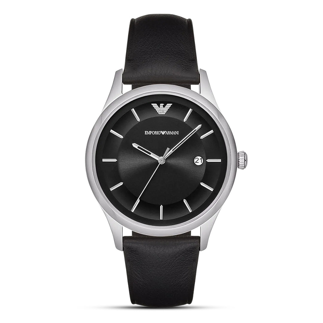 Emporio Armani Analog Date Black Dial Men's Watch | AR11020
