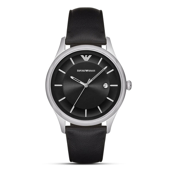Emporio Armani Analog Date Black Dial Men's Watch | AR11020
