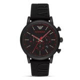 Emporio Armani Luigi Chronograph Black Dial Men's Watch | AR11024