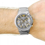 Emporio Armani Japanese Quartz Silver Men's Watch| AR11047  