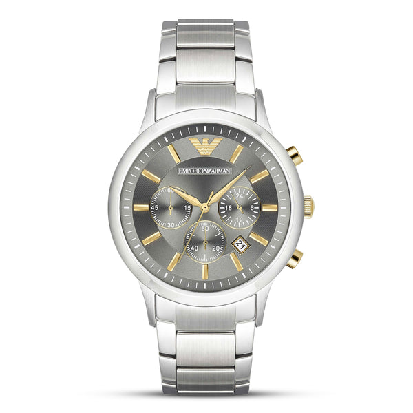 Emporio Armani Japanese Quartz Silver Men's Watch| AR11047