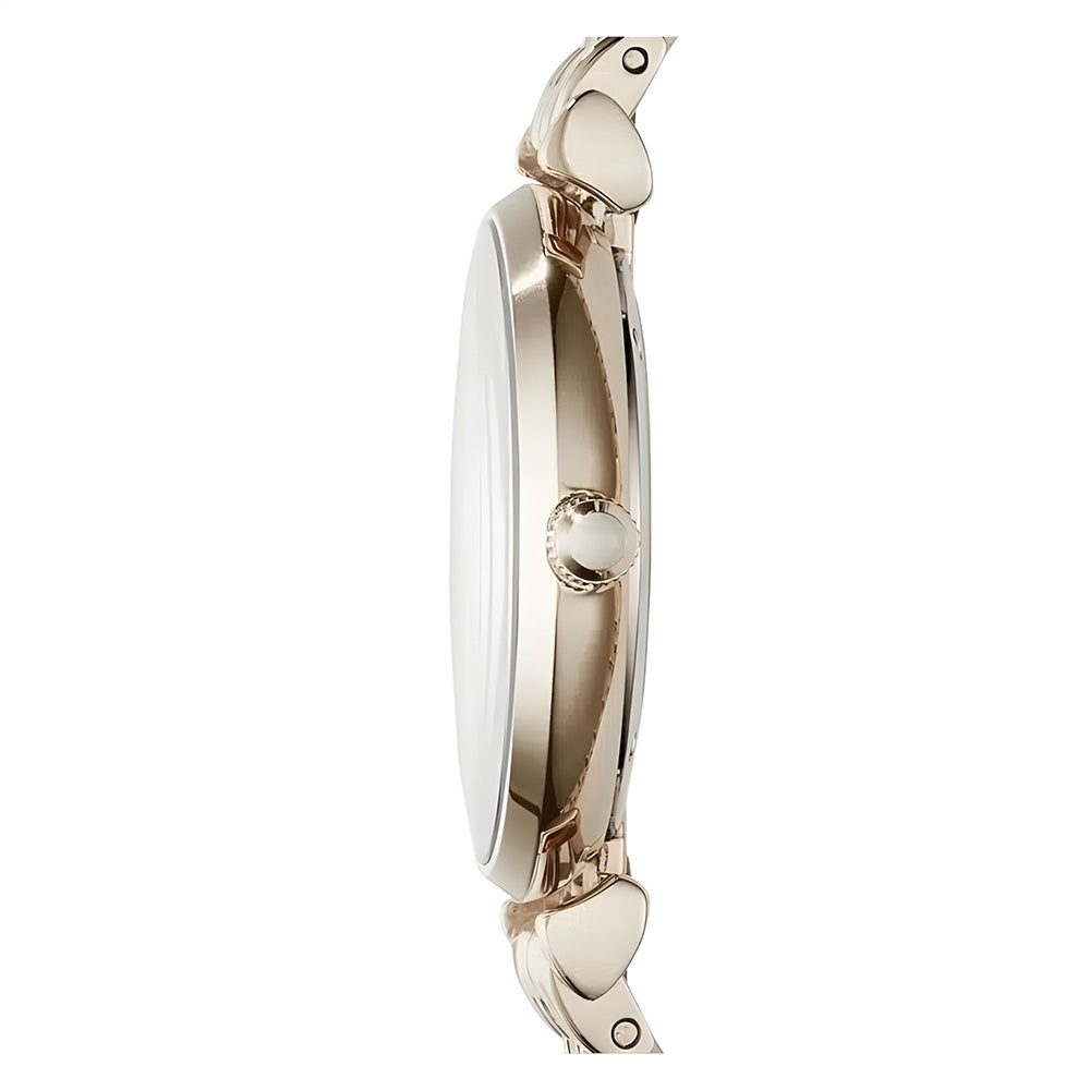 Emporio Armani Horloge Rose Gold Dial Ladies Watch AR11059