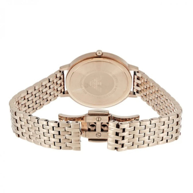 Emporio Armani Dress Two-Hand Rose Gold Tone Ladies Watch | AR11062