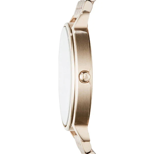 Emporio Armani Dress Two-Hand Rose Gold Tone Ladies Watch | AR11062