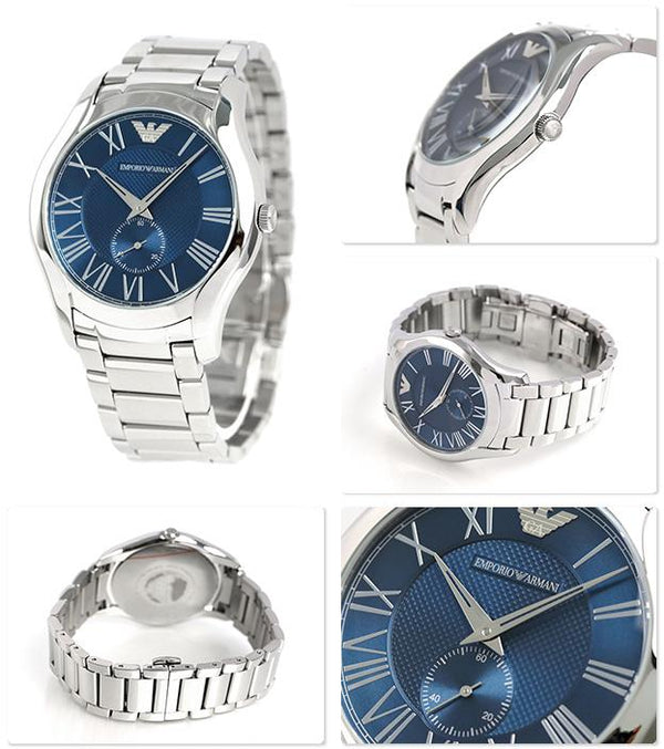 Emporio Armani Men s Valente Blue Dial Watch AR11085