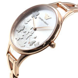 Emporio Armani Floral Motif Rose Gold Tone Ladies Watch | AR11108