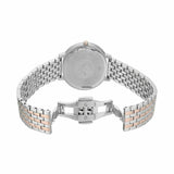 Emporio Armani Silver Floral Dial Two-Tone Ladies Watch | AR11113