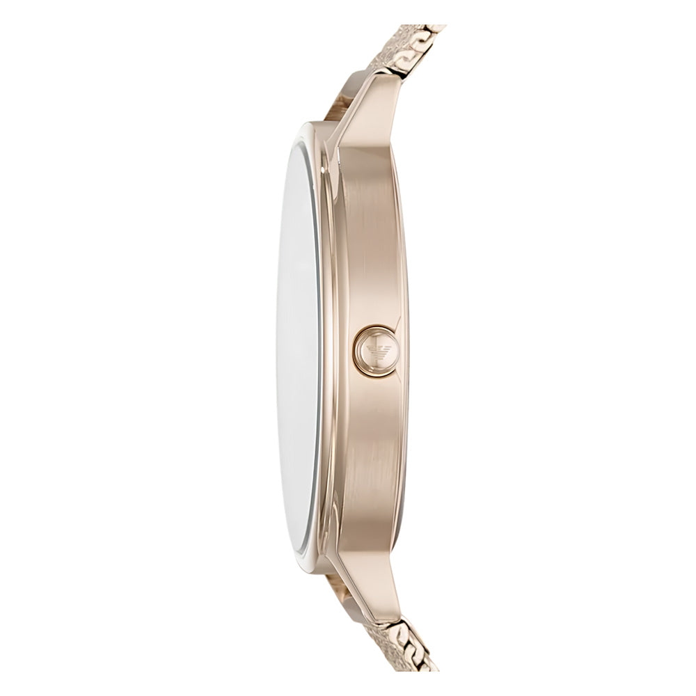 Emporio Armani Crystal Pink Dial Ladies Watch | AR11129