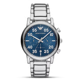 Emporio Armani Silver Chronograph Men's Watch | AR11132