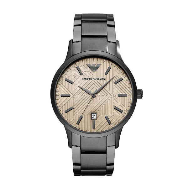 Emporio Armani Quartz Beige Dial Men's Watch | AR11183