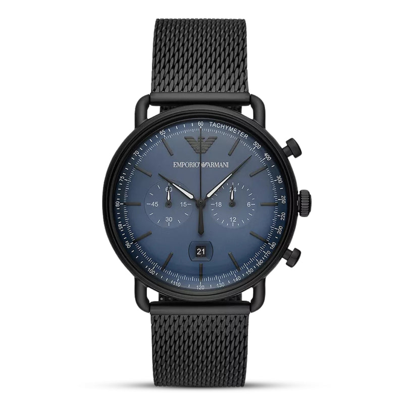 Emporio Armani Aviator Blue Dial Men's Watch | AR11201