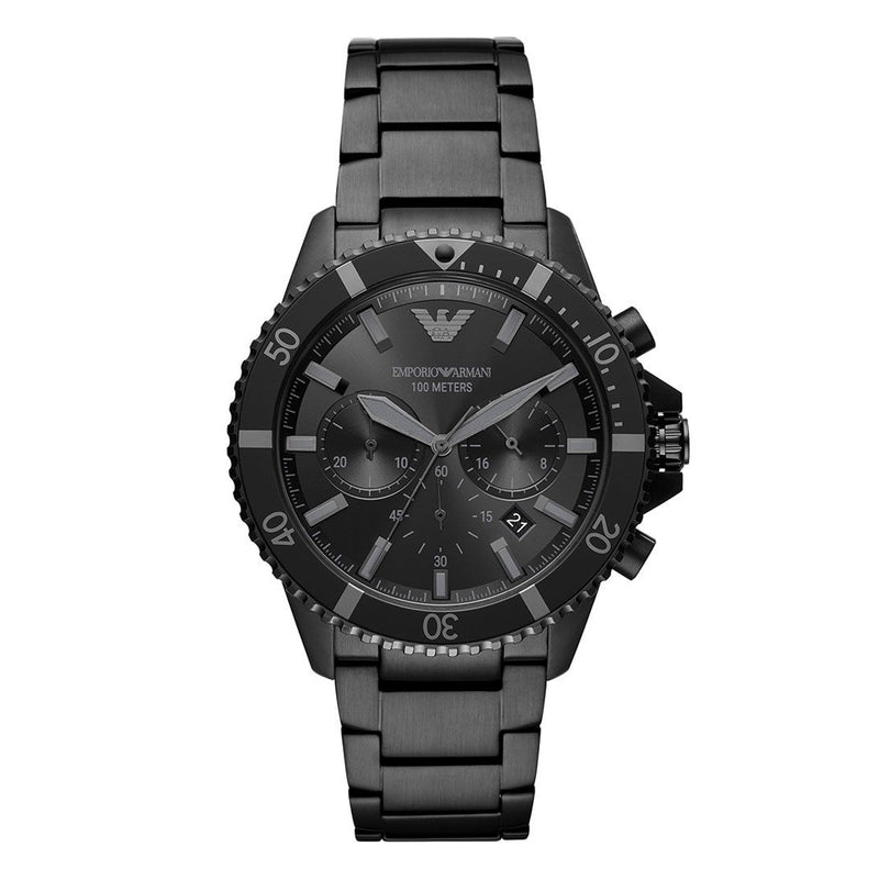 Emporio Armani Chronograph Black Dial Men's Watch | AR11242