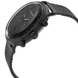 Emporio Armani Aviator Black Stainless Steel Men's Watch | AR11264