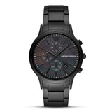 Emporio Armani Renato Black Dial Stainless Steel Men's Watch | AR11275