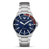 Emporio Armani Silver Chain Multi-color dial Men's Watch| AR11339