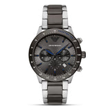 Emporio Armani Mario Two Tone Grey Dial Men's Watch | AR11391