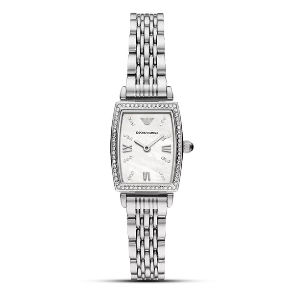 Emporio Armani Ganni T-Bar Silvar Dial Ladies Watch | AR11405