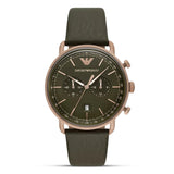 Emporio Armani Chronograph Creole Green Dial Men's Watch | AR11421