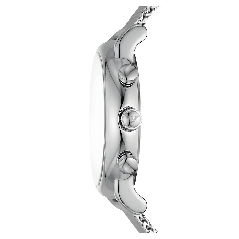 Emporio Armani Luigi Black Dial Mesh Strap Men's Watch  | AR11429