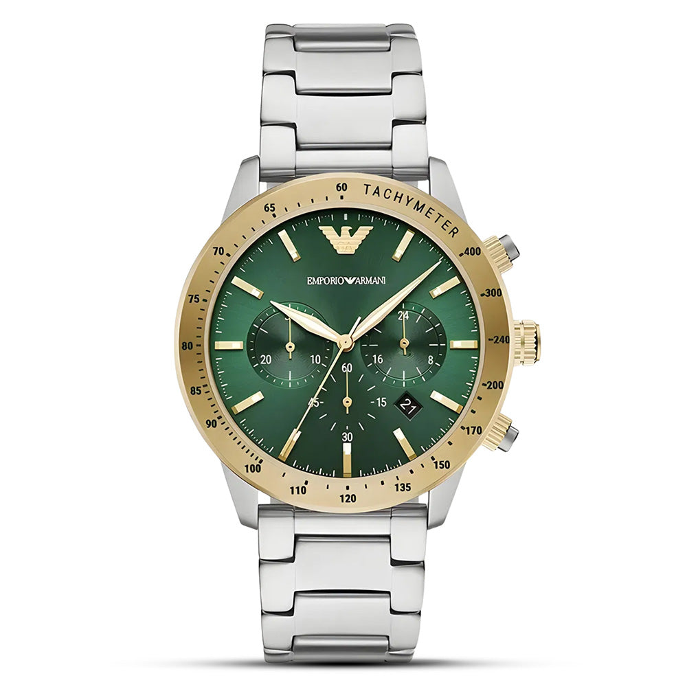 Emporio Armani Green Dial Men's Watch | AR11454