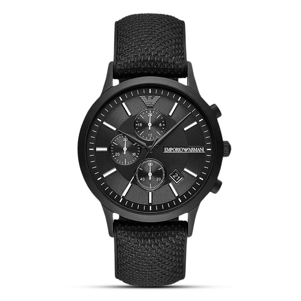 Emporio Armani Renato Chronograph Black Dial Men's Watch | AR11457