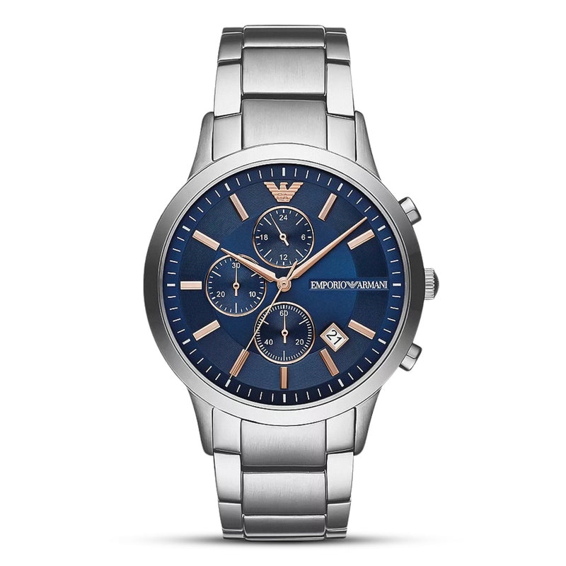 Emporio Armani Renato Analog Blue Dial Men's Watch-AR11458